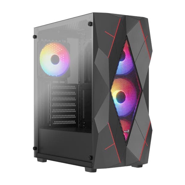 Aerocool Volcan Mid Tower Cabinet (Black) - 1