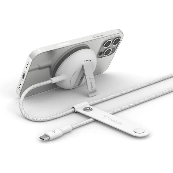 Belkin 15W Boost Charge Pro Wireless Charging pad with MagSafe White