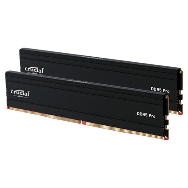 Crucial Pro 48GB Kit (2x24GB) DDR5 5600MT/s CL46 Memory Kit (Black)