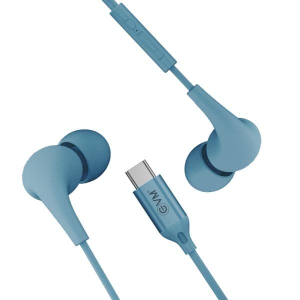 EVM Type-C Earphone EVM-HF-01 (Blue) - 1