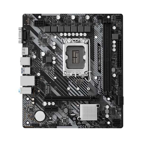 ASRock H610M-HVS/M.2 R2.0 DDR4 M-ATX LGA 1700 Motherboard - 2