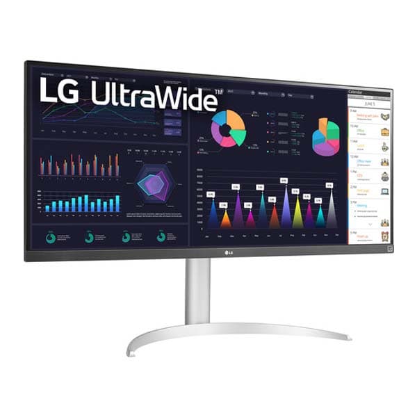 LG 34WQ650-W 34 Inch 21:9 UltraWide Full HD (2560 x 1080) IPS Monitor - 1