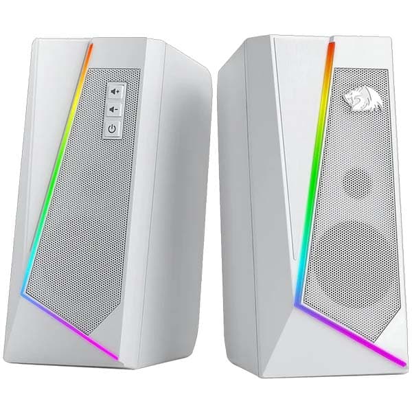 Redragon GS520 Anvil RGB Speakers (White) - 1