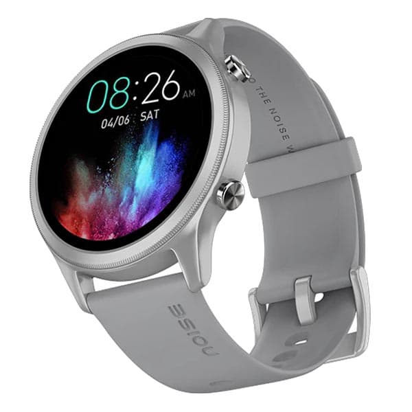 Noise Evolve 3 1.43" AMOLED Always-On Display with BT Calling & Metallic Design Smartwatch (Silver Grey) - 1
