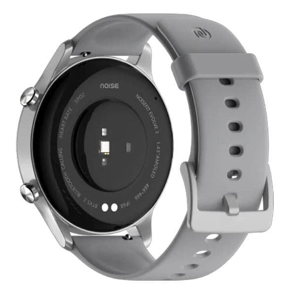 Noise Evolve 3 1.43" AMOLED Always-On Display with BT Calling & Metallic Design Smartwatch (Silver Grey) - 2