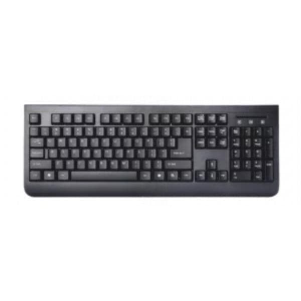 TVS ELECTRONICS Champ Heavy Duty Membrane Wired Keyboard | Array of 104 Keys |Multimedia Functions|Membrane Keys| Compatible|Smooth Handling|Lightweight|Plug|SND Play USB Connectio |Sculpted Key Cap - 1