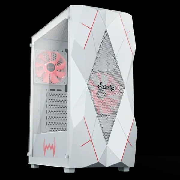 Dawg V 240 ATX Mid Tower Case - White