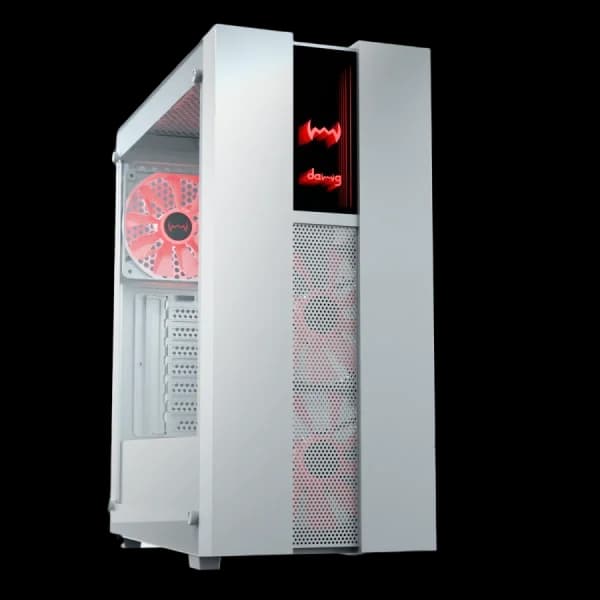 Dawg V 350 M-ATX Mid Tower Case White - 1