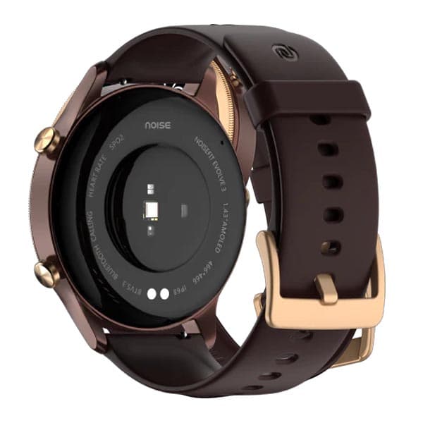 Noise Evolve 3 1.43" AMOLED Always-On Display with BT Calling & Metallic Design Smartwatch (Vintage Brown) - 2