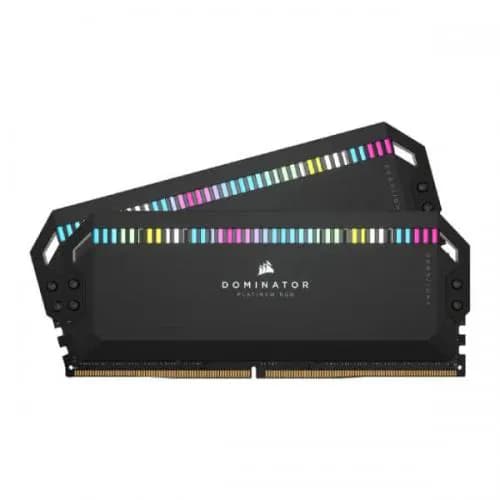 Corsair Dominator Platinum RGB DDR5 32GB (16GBx2) 6000MHz Ram (Black) - CMT32GX5M2E6000C36 - 1