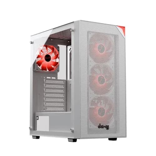 Dawg X 440 ARGB ATX Mid Tower Case - White - 1