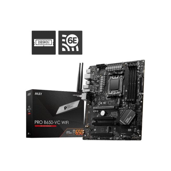 MSI PRO B650-VC WIFI II AMD AM5 ATX Motherboard - 2