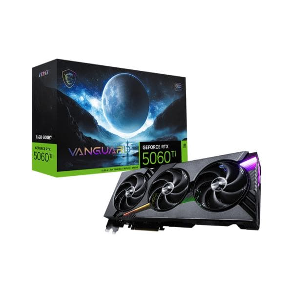 MSI RTX 5060 TI 16GB Vanguard SOC GDDR7 Graphic Card