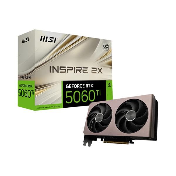 MSI RTX 5060 Ti 8G Inspire 2X OC Graphic Card - 1