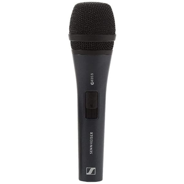 Sennheiser E835-S Dynamic Cardioid Live Handheld Wireless Vocal Microphone - 1