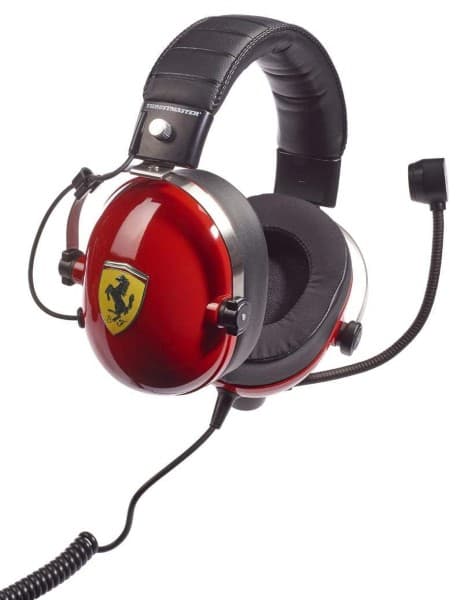 Thrustmaster T.Racing Scuderia Headphones - Ferrari Edition (Red) - 3