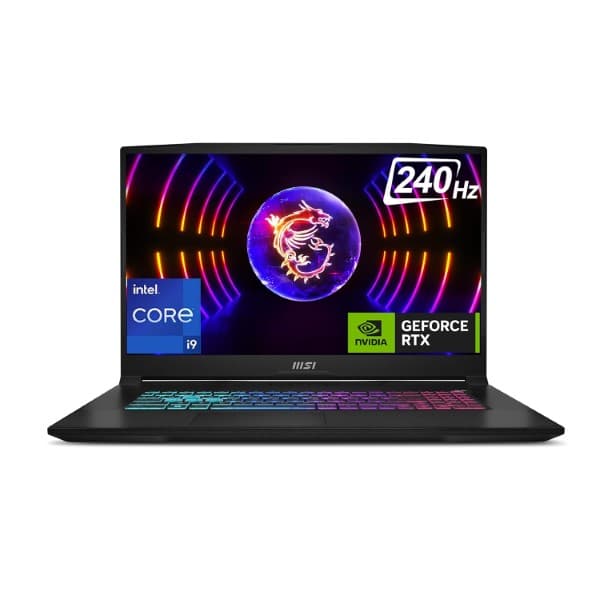 MSI Katana 17, Intel Core i9-13900H, 44CM QHD 240Hz Gaming Laptop(16GB/1TB NVMe SSD/Windows 11 Home/NVIDIA GeForce RTX 4070, GDDR6 8GB/Black/2.6Kg), B13VGK-1230IN - 1