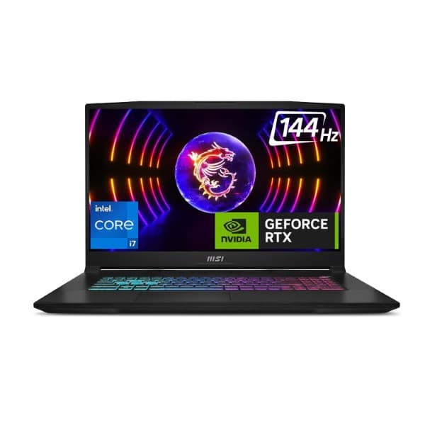 MSI Katana 17, Intel 13th Gen. i7-13620H, 44CM FHD 144Hz Gaming Laptop (8GBx2/1TB NVMe SSD/Windows 11 Home/Nvidia GeForce RTX4060, 8GB GDDR6/Black/2.6Kg), B13VFK-253IN - 1