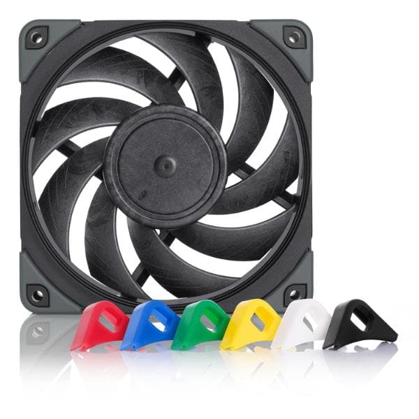 Noctua NF-A12x25 PWM chromax.Black.swap Premium Quiet Fan, 4-Pin (120mm, Black) - 1