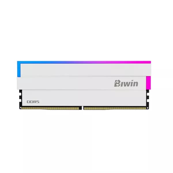 Biwin White Opal DW100 DDR5 RGB RAM 32GB (16GBx2) 7200MHz CL34 - 3