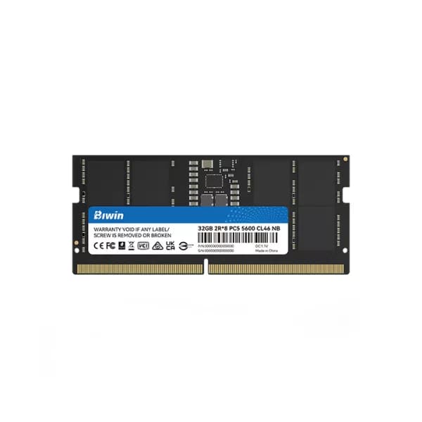 Biwin 16GB 5600Mhz SODIMM DDR5 CL46 Laptop Memory - 1