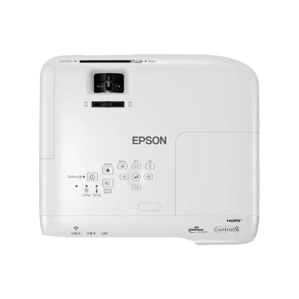 Epson EB-X49 XGA Projector Brightness: 3600lm with HDMI Port (Optional Wi-Fi) White - 4