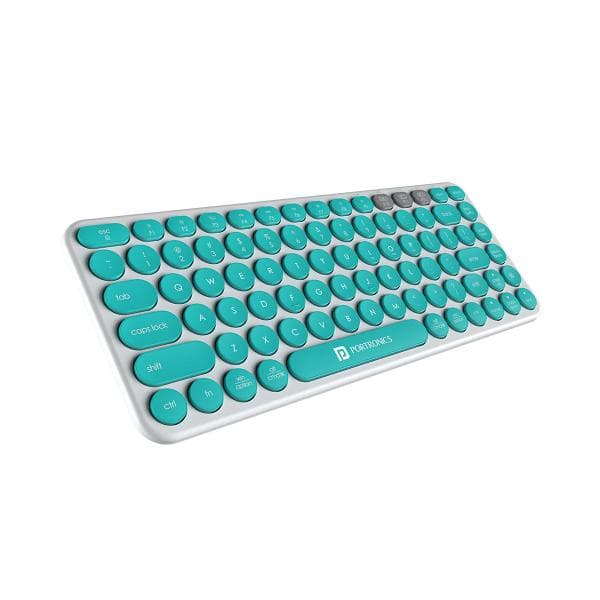 Portronics Bubble 2.0 wireless keyboard (White) - 1