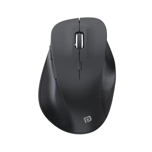 Portronics Toad 24 Wireless Mouse, with 2.4 GHz USB Nano Receiver, Adjustable DPI up to 1600, Dual-Function Scroll Wheel, for Laptop, Mac, PC (Black) - 1