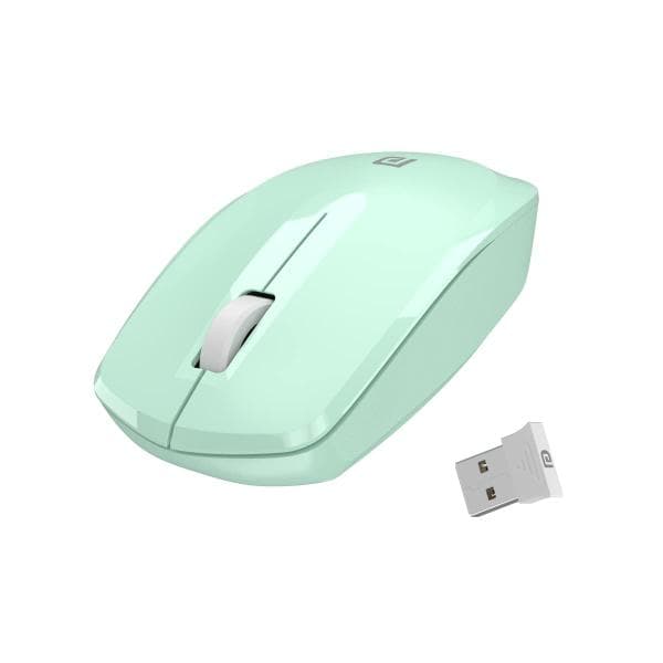 Portronics Toad 25 Wireless Mouse, 2.4 GHz with USB Nano Dongle, 1200 DPI Optical Tracking, Ambidextrous for PC, MacBook, Laptop (Green) - 1