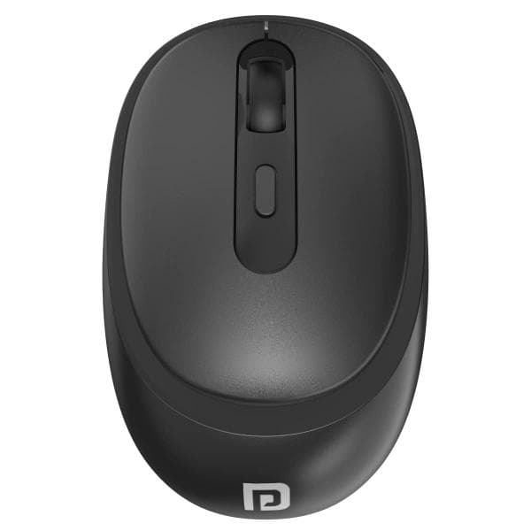 Portronics Toad 27 Wireless Mouse, Silent Buttons, 2.4 GHz with USB Nano Dongle for PC/Mac/Laptop, Auto Power Saving Mode, Adjustable DPI Button(Black) - 1