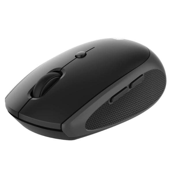 Portronics Toad 30 Wireless Mouse with 2.4 GHz Connectivity, USB Receiver, 6 Buttons, Adjustable DPI, Silicon Grip & Ergonomic Design for PC, Laptop, Mac (Black) - 1