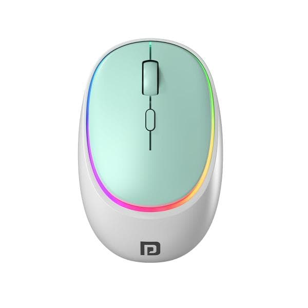 Portronics Toad IV Bluetooth Mouse with 2.4 GHz Wireless (Dual Connectivity), Rechargeable, Connect up to 3 Devices, RGB Lights, Adjustable Optical DPI for Laptop, PC, Tablet, Smartphone (Blue) - 1