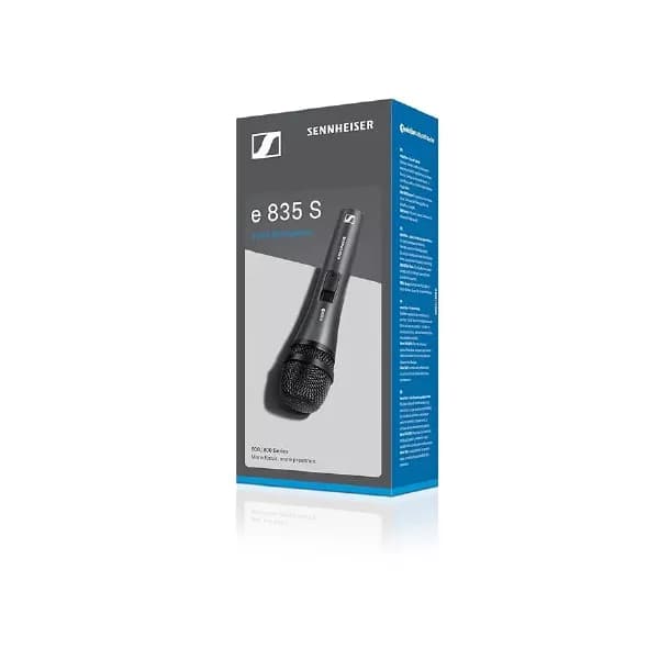 Sennheiser E835-S Dynamic Cardioid Live Handheld Wireless Vocal Microphone - 4