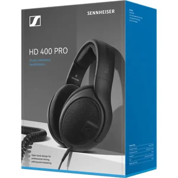 Sennheiser Professional Audio HD 400 Pro Wired Over Ear Headphones Without mic (Black) - 4