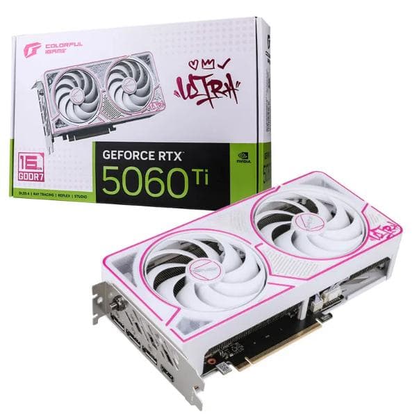 Colorful iGame GeForce RTX 5060 Ti Ultra W DUO OC 16GB-V 16GB GDDR7 Graphic Card - 1