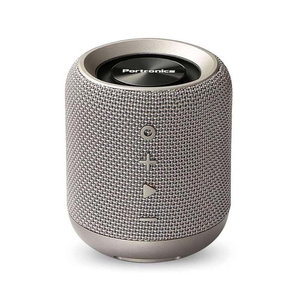 Portronics SoundDrum 10W Portable Bluetooth Stereo Speaker with Powerful Bass, Aux 3.5 mm, In-Built Mic, FM Radio, 6-7 Hrs Playtime (Black) - 3