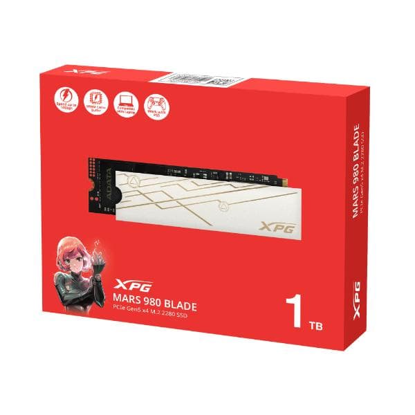 XPG MARS 980 BLADE 1TB PCIe Gen5 x4 M.2 2280 SSD - 2