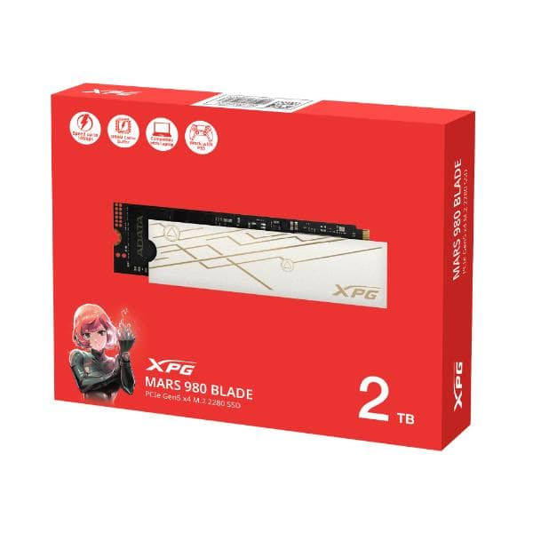 XPG MARS 980 BLADE 1TB PCIe Gen5 x4 M.2 2280 SSD - 7