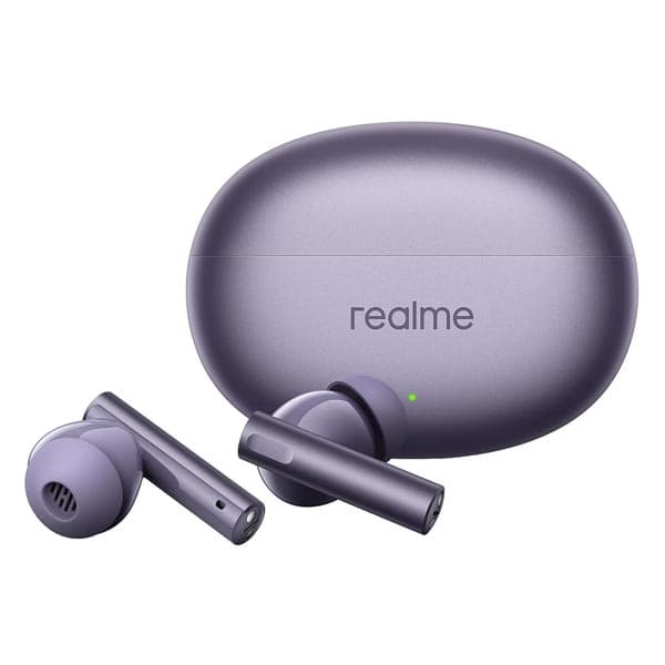 realme Buds Air 6 TWS in Ear Earbuds with 12.4 Mm Deep Bass Driver, 40 Hours Play Time, Fast Charge,50 Db ANC,Lhdc 5.0, 55 Ms Low Latency, Ip55 Dust & Water Resistant, Bluetooth V5.3 (Royal Violet) - 1