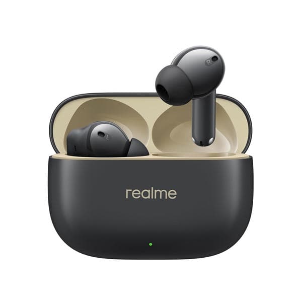 realme Buds T300 TWS in Ear Earbuds with 40H Play Time,30Db ANC, 360° Spatial Audio with Dolby Atmos, 12.4 Mm Dynamic Bass Boost Driver, Ip55 Water & Dust Resistant, Bt V5.3 (Stylish Black) - 1