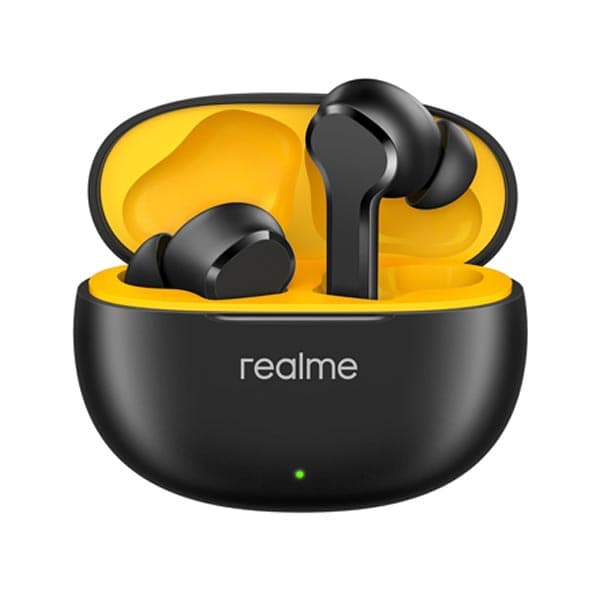 realme Earbuds T110 with Ai Enc for Calls, Upto 38 Hours of Playback and Fast Charging Bluetooth in Ear Headset (Punk Black)