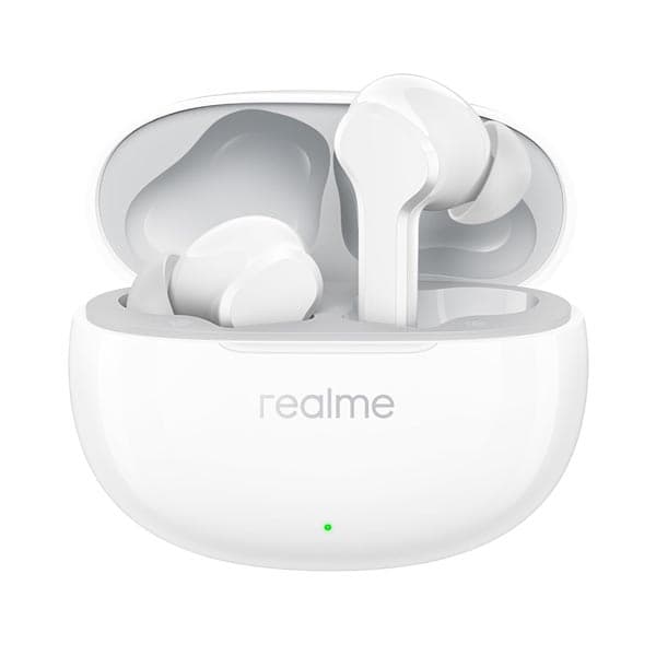 realme Earbuds T110 with Ai Enc for Calls, Upto 38 Hours of Playback and Fast Charging Bluetooth in Ear Headset (Pop White) - 1