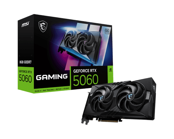 MSI RTX 5060 Gaming OC 8GB GDDR7 Graphics Card - 7