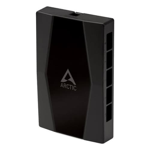 Arctic 10 Port PWM Cabinet Fan Hub with SATA Power (Black) - 2