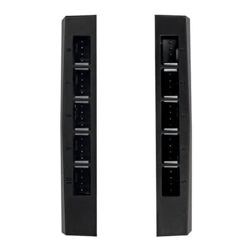 Arctic 10 Port PWM Cabinet Fan Hub with SATA Power (Black) - 3