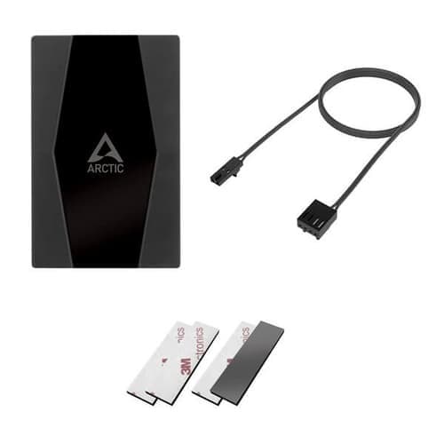 Arctic 10 Port PWM Cabinet Fan Hub with SATA Power (Black) - 5