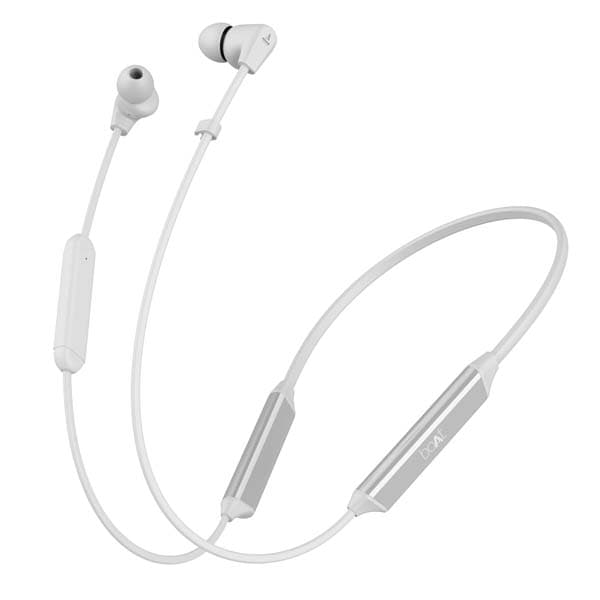 Boat Rockerz Trinity in Ear Earphones with 150H Playtime, Crystal Bionic Sound Powered by HiFi, Signature Sound, Beast™ Mode, ENx™ Tech, ASAP™ Charge, IPX5, Dual Pairing (Kutch White)
