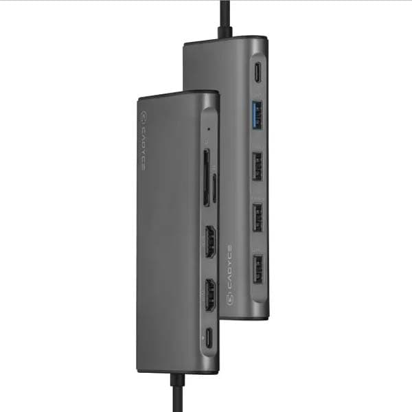 Cadyce USB-C Dual Hdmi & Vga Docking Station With Hdmi (CA-2HDVG) - 2