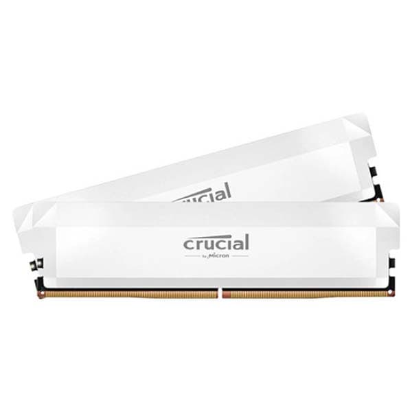 Crucial Pro Overclocking 32GB (2 x 16GB) DDR5 6000 MT/s CL36 UDIMM Memory Kit (White) - 3