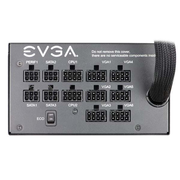 EVGA 1000 GQ, 80+ Gold 1000W, Semi Modular, EVGA ECO Mode, 5 Year Warranty, Power Supply 210-GQ-1000-V1 - 3